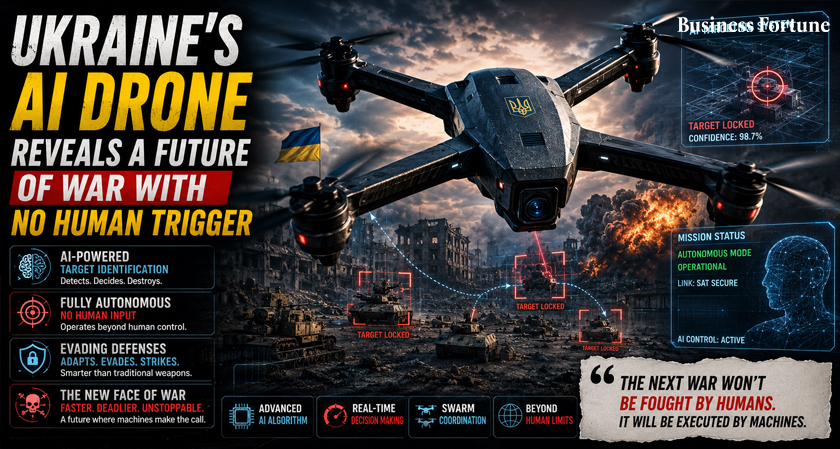 Ukraine's AI Drone Reveals a Future of War With No Human Trigger